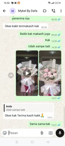 Testimonial Buket Bunga bongkok