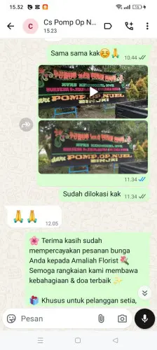 Testimonial Papan Bunga bongkok